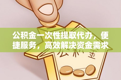 两当公积金一次性提取代办，便捷服务，高效解决资金需求