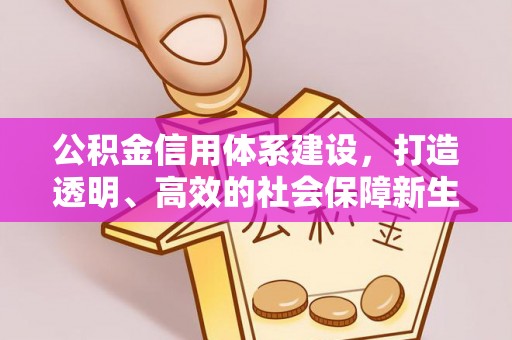 两当公积金信用体系建设，打造透明、高效的社会保障新生态