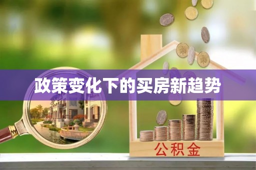 两当政策变化下的买房新趋势